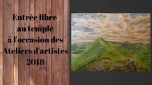 Notre temple, lieu d’exposition pour les Ateliers d’artistes de Belleville 2018