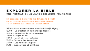 Venez « Explorer La Bible »